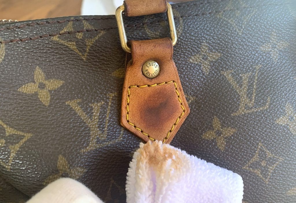 How to clean Louis Vuitton Vachetta Leather 