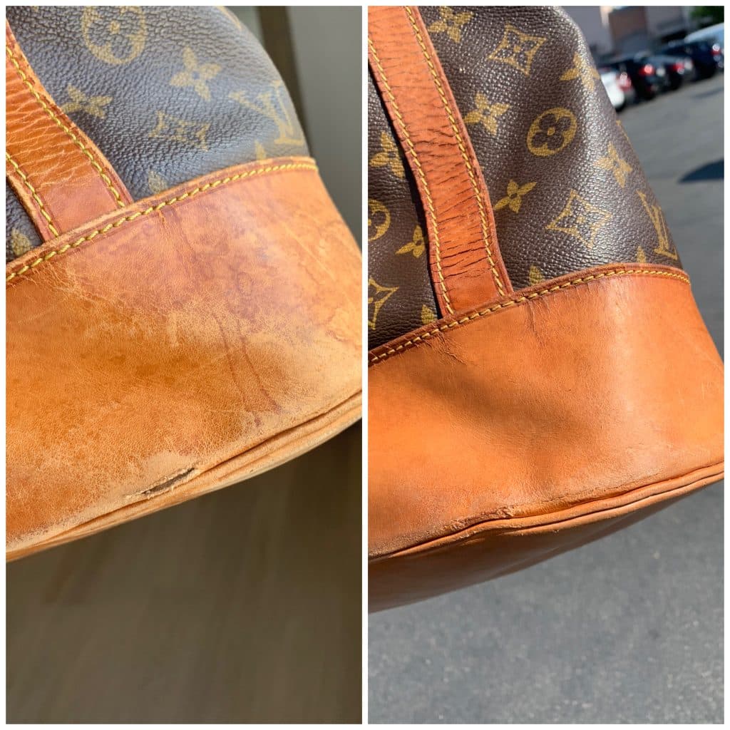 How To Clean, Condition & Patina LV Canvas & Vachetta - Comparing Apple  Brand & Fiebing's Oil Paste 