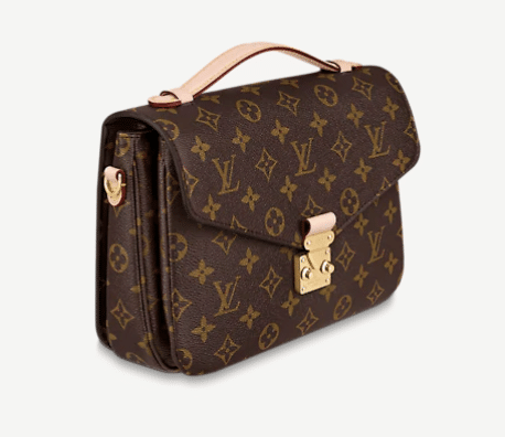 brown lv monogram crossbody square with little top handle